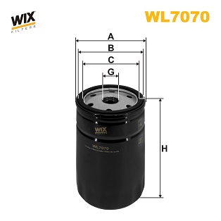 Oliefilter Wix Filters WL7070