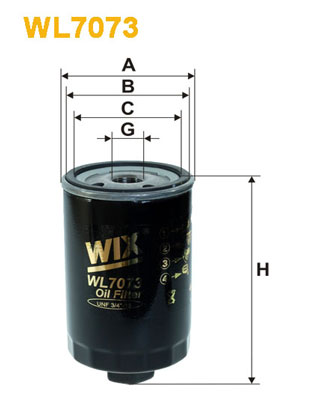 Oliefilter Wix Filters WL7073