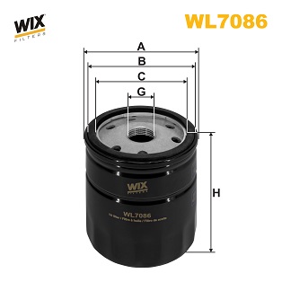 Oliefilter Wix Filters WL7086