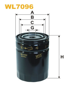 Filter/oliezeef automaatbak Wix Filters WL7096