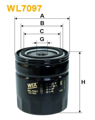 Hydrauliekfilter Wix Filters WL7097