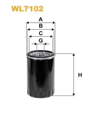 Oliefilter Wix Filters WL7102