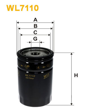 Oliefilter Wix Filters WL7110