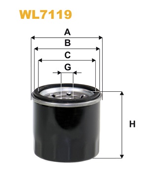 Oliefilter Wix Filters WL7119