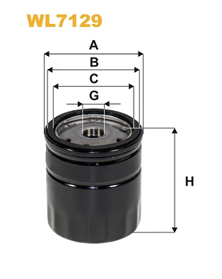 Oliefilter Wix Filters WL7129