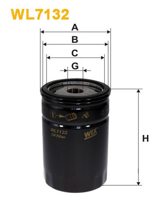 Oliefilter Wix Filters WL7132