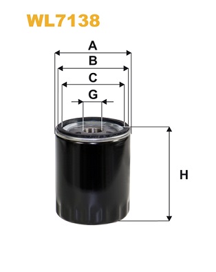 Oliefilter Wix Filters WL7138