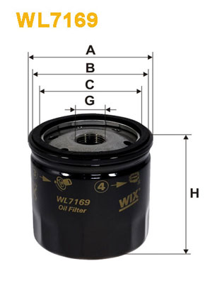 Oliefilter Wix Filters WL7169