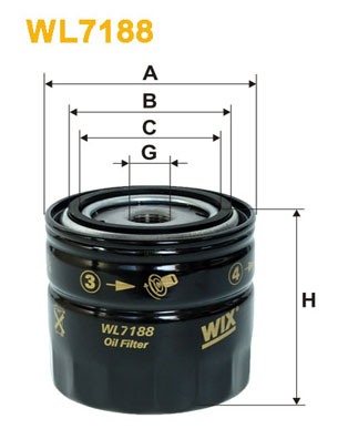 Oliefilter Wix Filters WL7188