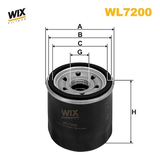 Oliefilter Wix Filters WL7200