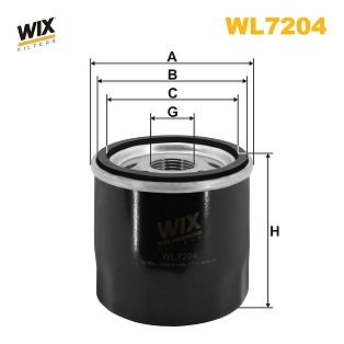 Oliefilter Wix Filters WL7204