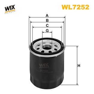 Oliefilter Wix Filters WL7252