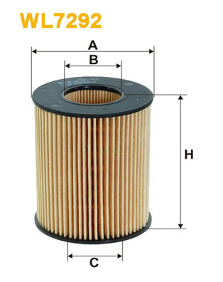 Oliefilter Wix Filters WL7292