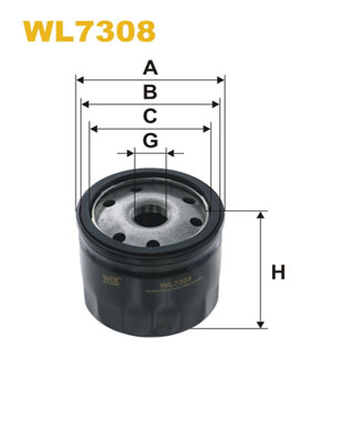 Oliefilter Wix Filters WL7308