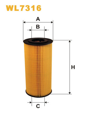 Oliefilter Wix Filters WL7316