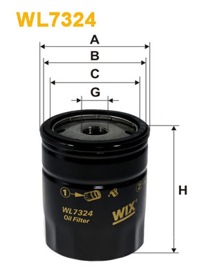 Oliefilter Wix Filters WL7324