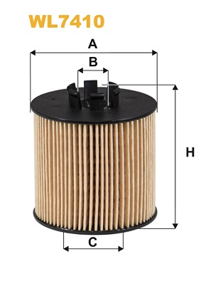 Oliefilter Wix Filters WL7410