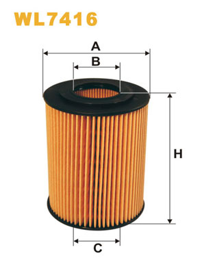 Oliefilter Wix Filters WL7416