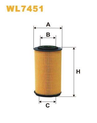 Oliefilter Wix Filters WL7451