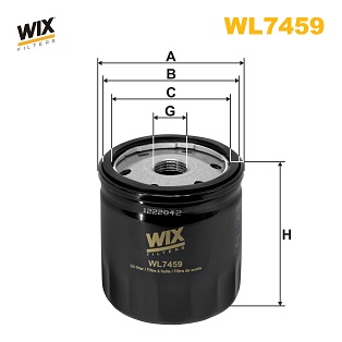 Oliefilter Wix Filters WL7459