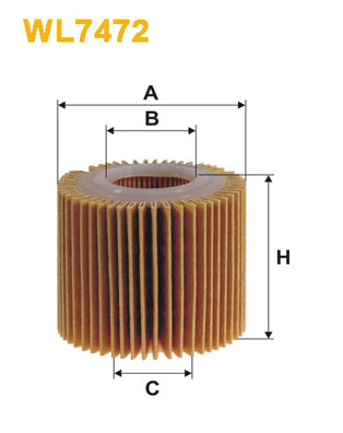 Oliefilter Wix Filters WL7472