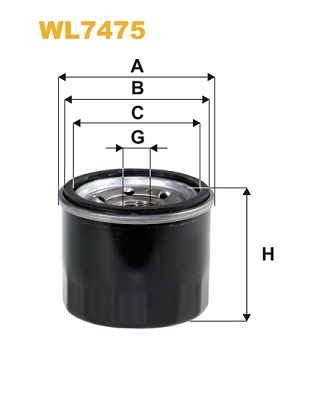 Oliefilter Wix Filters WL7475