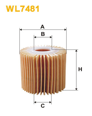 Oliefilter Wix Filters WL7481