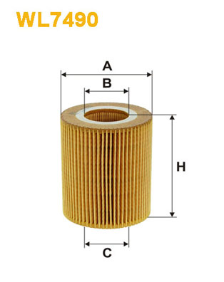 Oliefilter Wix Filters WL7490