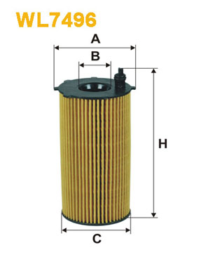 Oliefilter Wix Filters WL7496