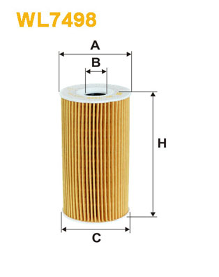 Oliefilter Wix Filters WL7498