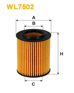 Oliefilter Wix Filters WL7502