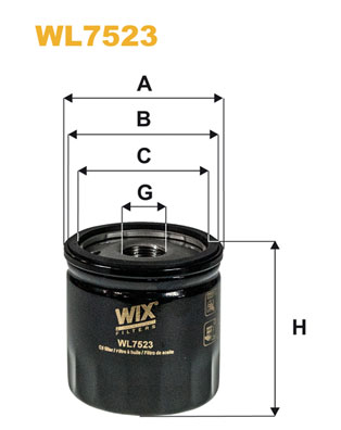 Oliefilter Wix Filters WL7523