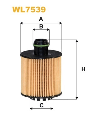 Oliefilter Wix Filters WL7539