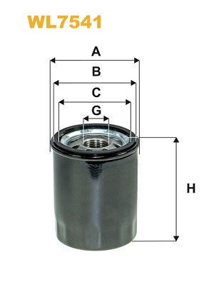 Oliefilter Wix Filters WL7541