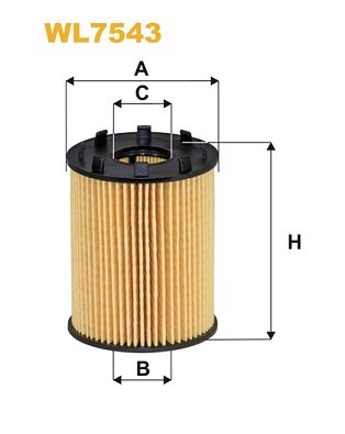 Oliefilter Wix Filters WL7543