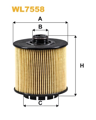 Oliefilter Wix Filters WL7558