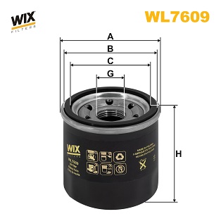 Oliefilter Wix Filters WL7609