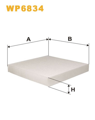 Interieurfilter Wix Filters WP6834