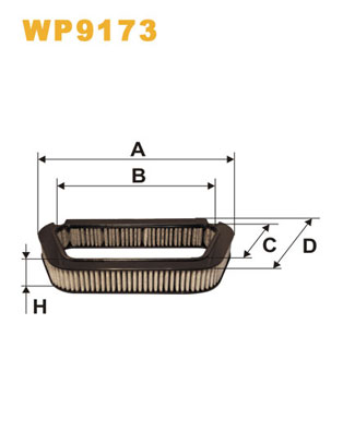 Interieurfilter Wix Filters WP9173