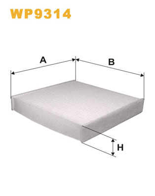 Interieurfilter Wix Filters WP9314