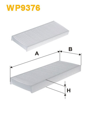 Interieurfilter Wix Filters WP9376