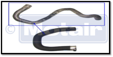 Laadlucht-/turboslang Motair Turbolader 580480