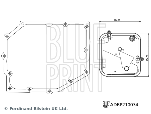 Blue Print Filter/oliezeef automaatbak ADBP210074