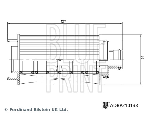 Oliefilter Blue Print ADBP210133