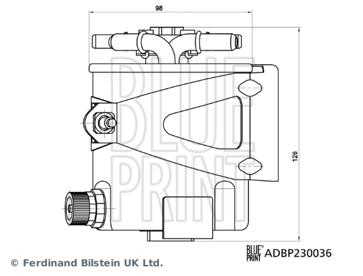 Blue Print Brandstoffilter ADBP230036