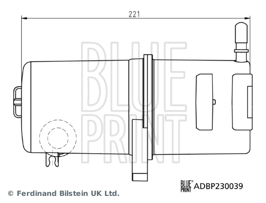 Blue Print Brandstoffilter ADBP230039