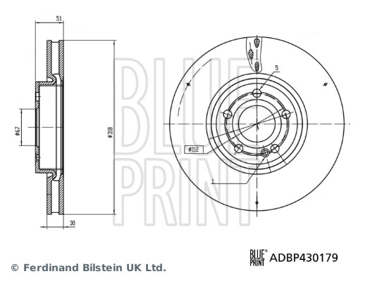 Remschijven Blue Print ADBP430179