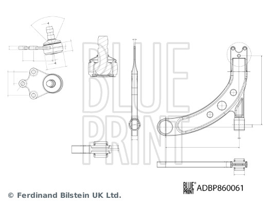 Blue Print Draagarm ADBP860061