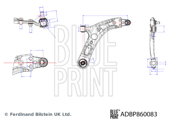Blue Print Draagarm ADBP860083