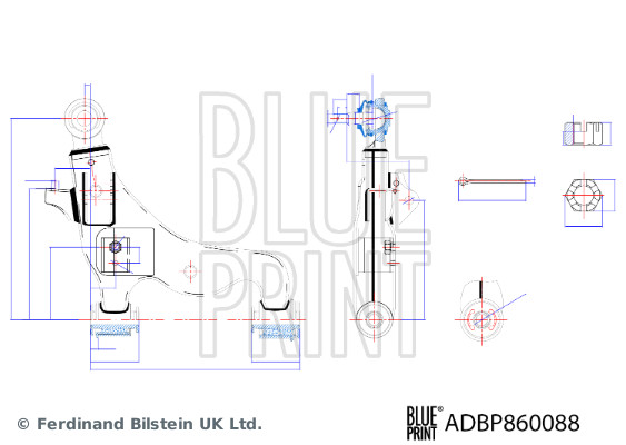 Blue Print Draagarm ADBP860088